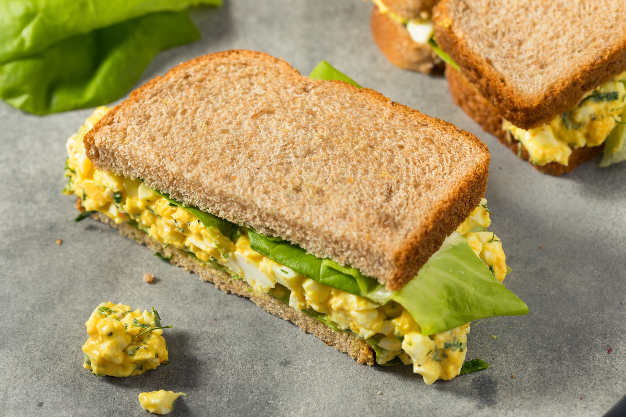 You are currently viewing Curried Egg & Lettuce Sandwich