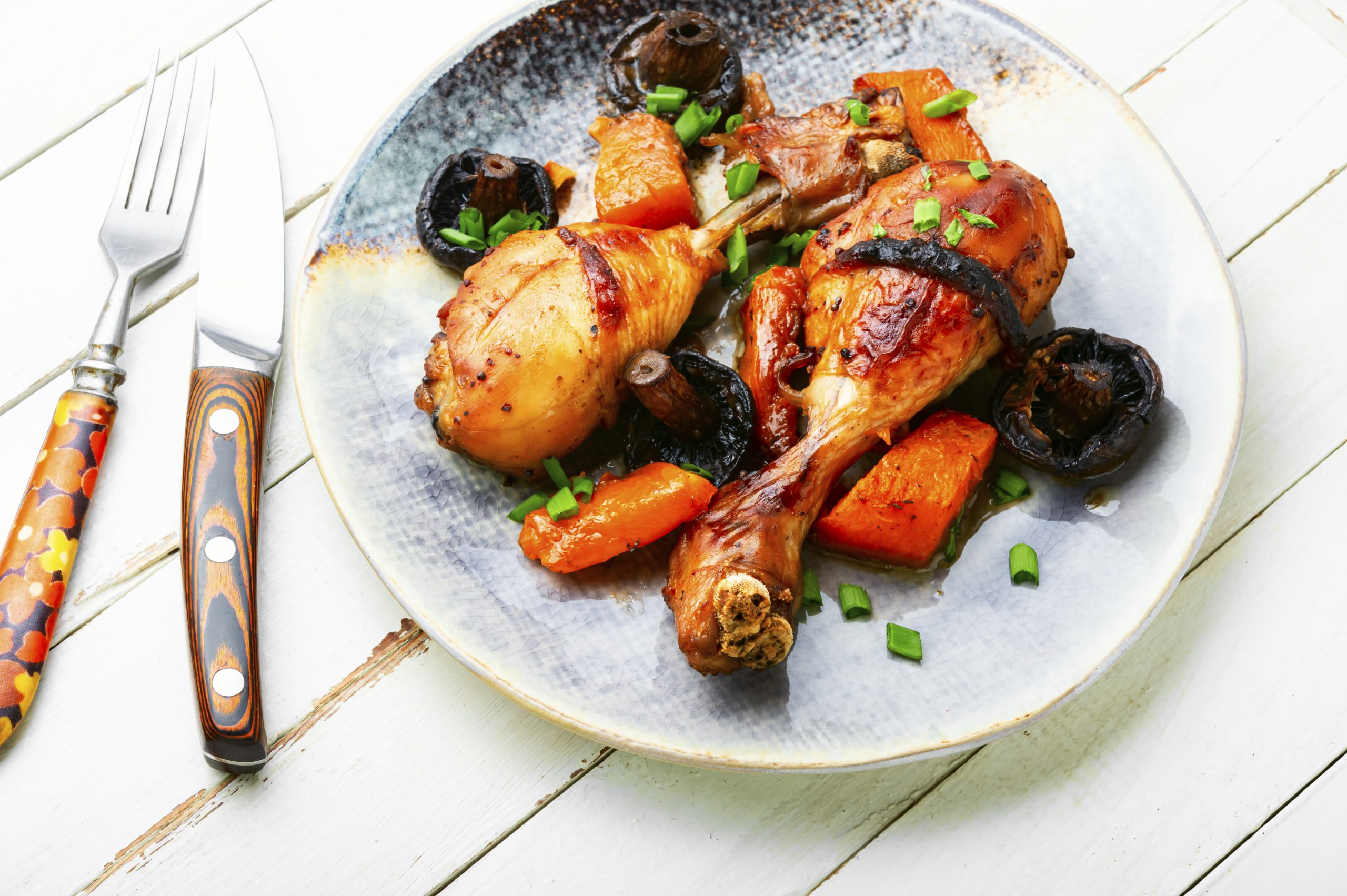 You are currently viewing Roast Chicken with Carrots & Mushrooms