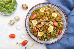 Read more about the article Egg & Lentil Salad